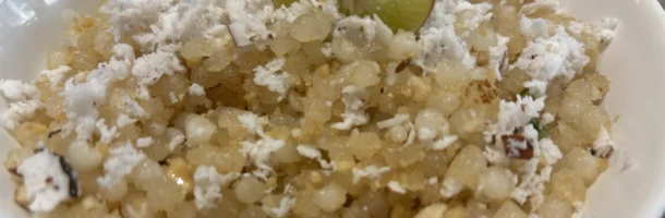 Verandah sabudana khichdi