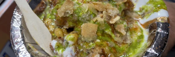 Aloo Tikki Matar chat baba chat corner