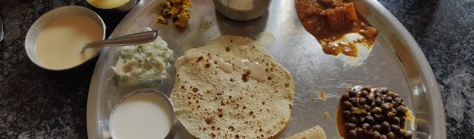 Maharashtrian Thali at Bandu Gore