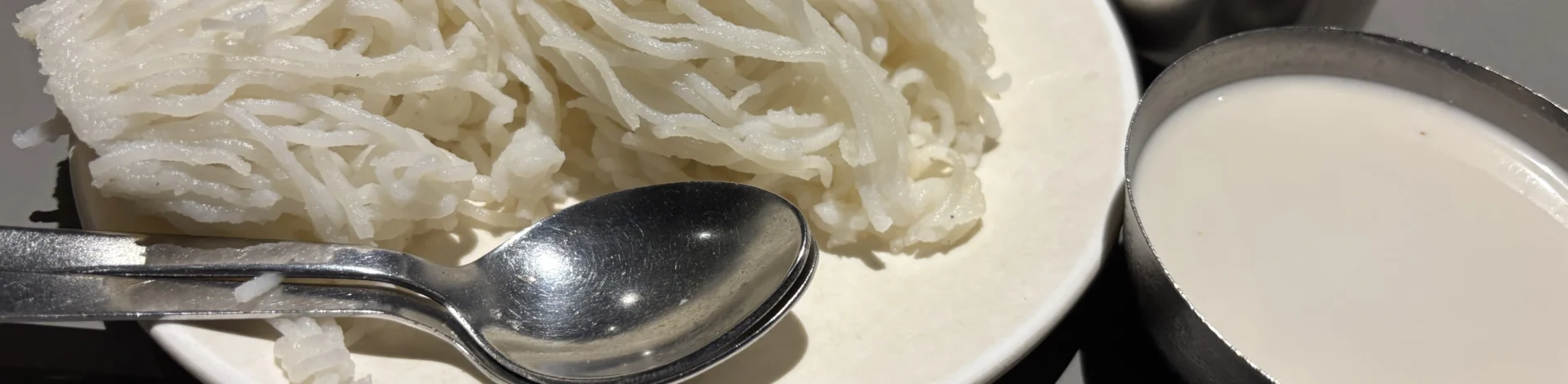 shavige with sweet coconut milk