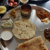 Maharashtrian Thali at Bandu Gore